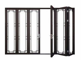 76系列仿古折疊門